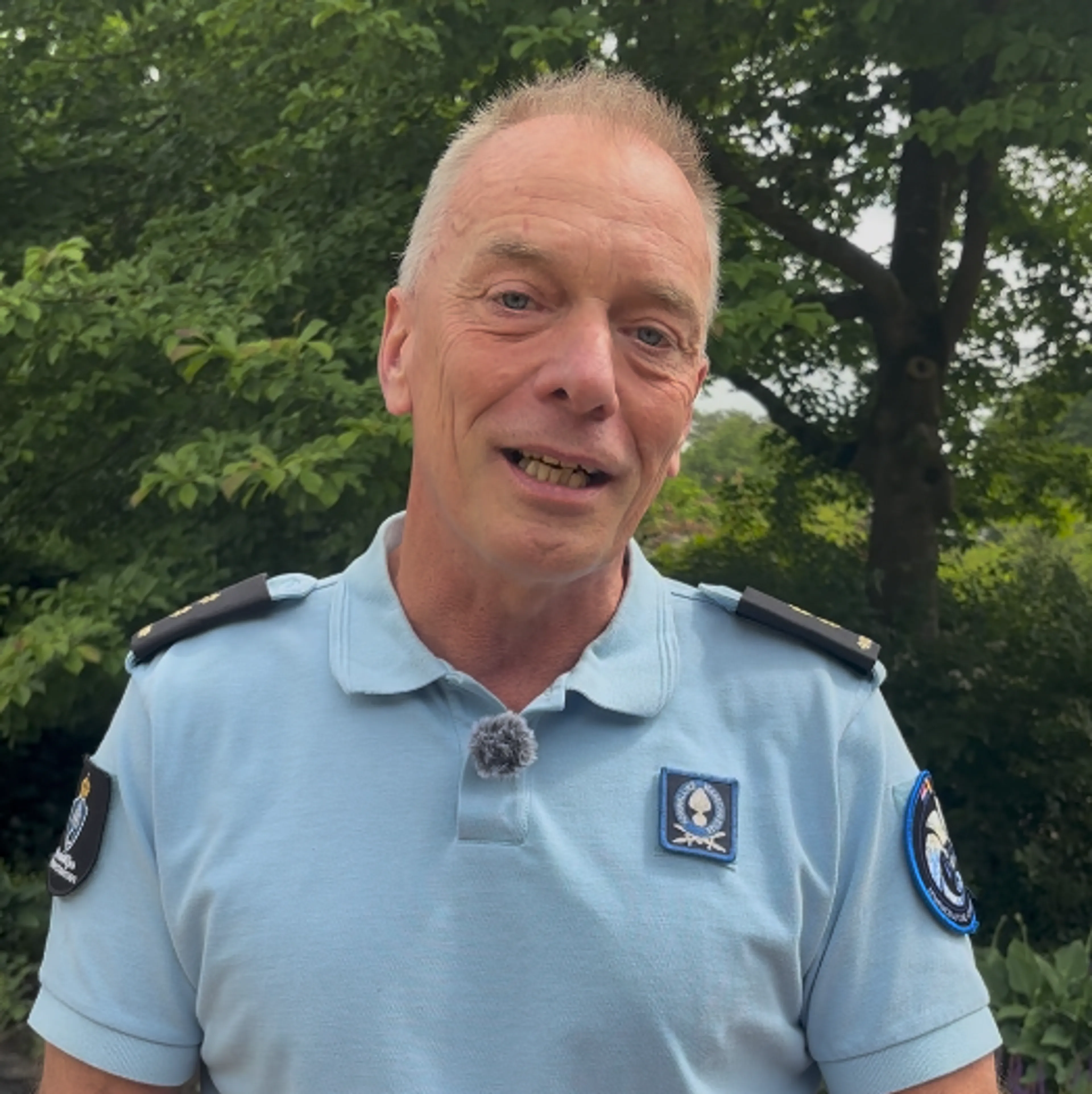 Foto van Albert, Kazernecommandant Camp New Amsterdam