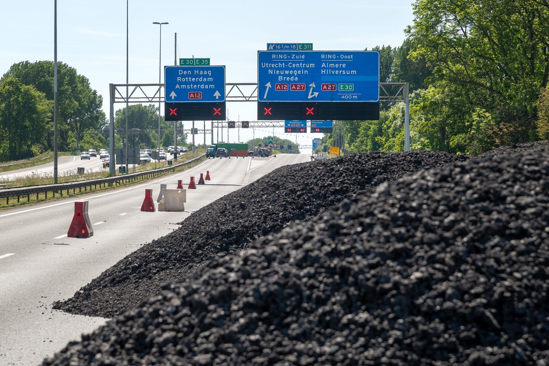 Werkzaamheden aan de A12 Lunetten-Veenendaal